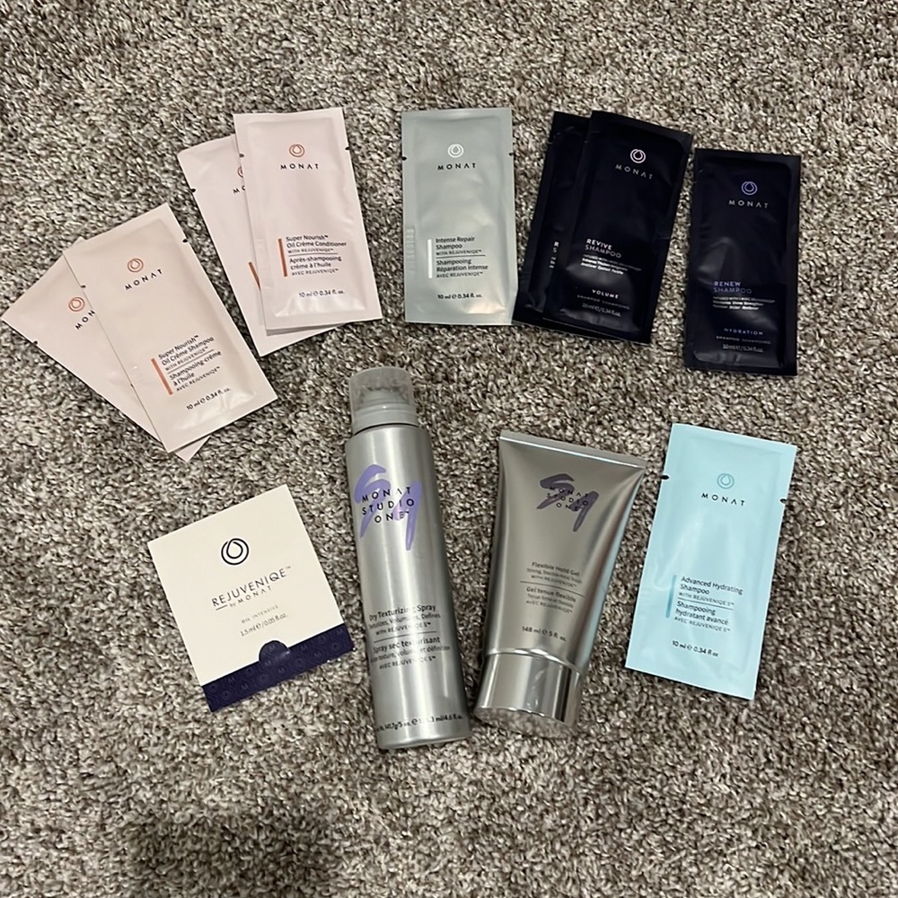 MONAT texturizing spray/samples/gel